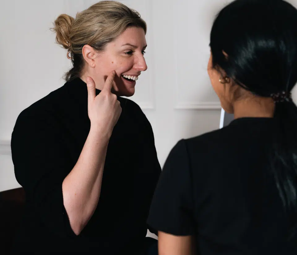 Dr Arreni cheek enhancement results with happy patient