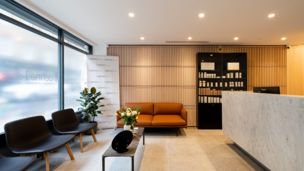 Define Clinic London lobby area